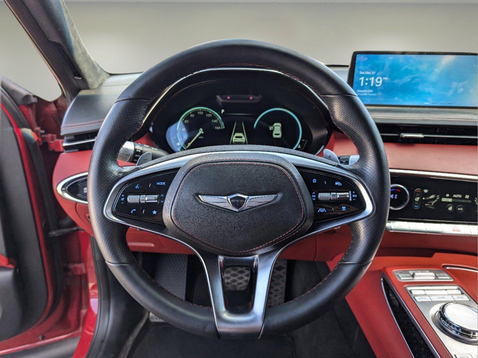 2022 /Red Genesis GV70 3.5T Sport (KMUMCDTC7NU) with an Twin Turbo Premium Unleaded V-6 3.5 L/212 engine, 8-Speed Automatic w/OD transmission, located at 5115 14th Ave., Columbus, GA, 31904, (706) 323-0345, 32.511494, -84.971046 - 2022 Genesis GV70 3.5T Sport - Photo#13