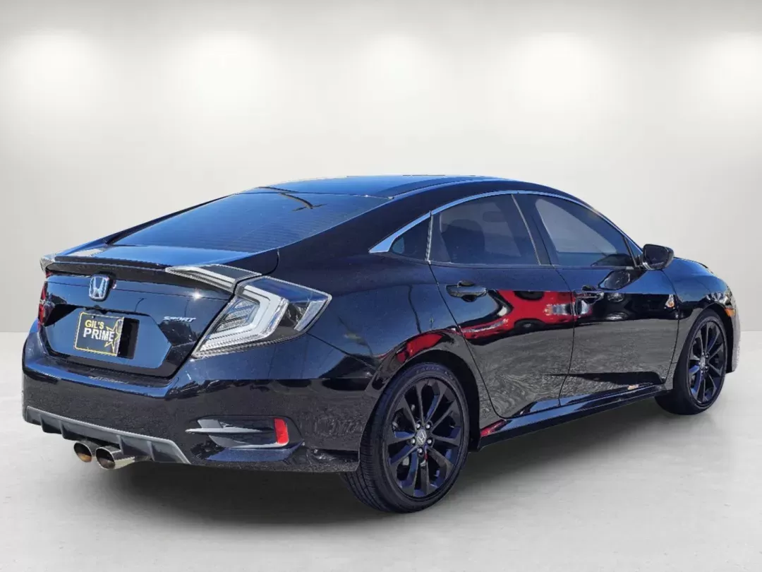2020 Crystal Black Pearl /Black Honda Civic Sedan Sport (2HGFC2E88LH) with an Regular Unleaded I-4 2.0 L/122 engine, 6-Speed Manual w/OD transmission, located at 521 Old Farm Lane Rd, Prattville, AL, 36066, (334) 325-1505, 32.482460, -86.416367 - 2020 Honda Civic Sedan Sport - Photo#4