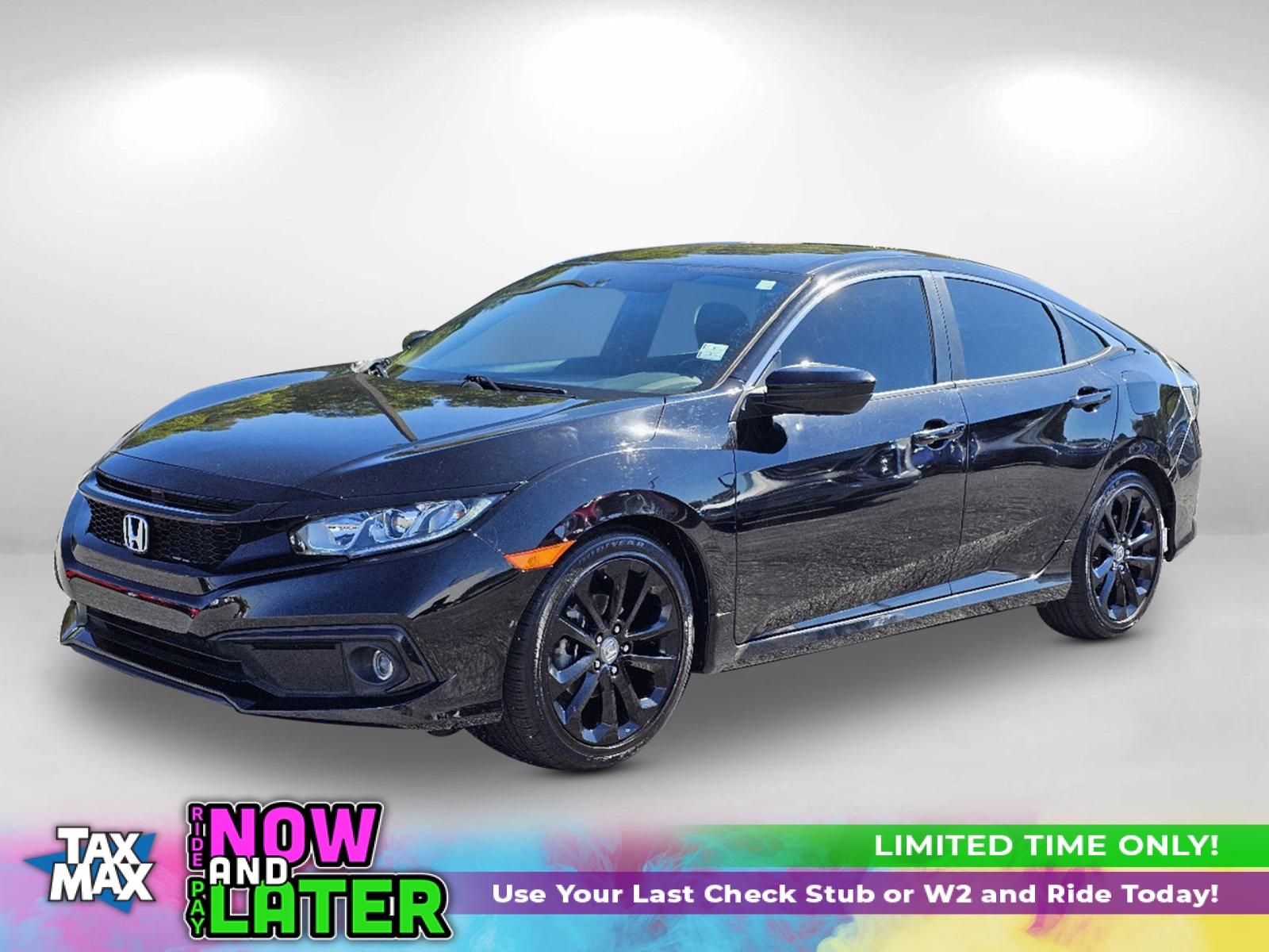 2020 Crystal Black Pearl /Black Honda Civic Sedan Sport (2HGFC2E88LH) with an Regular Unleaded I-4 2.0 L/122 engine, 6-Speed Manual w/OD transmission, located at 804 22nd Ave, Phenix City, AL, 36870, (334) 297-1860, 32.484749, -85.024475 - 2020 Honda Civic Sedan Sport - Photo#0