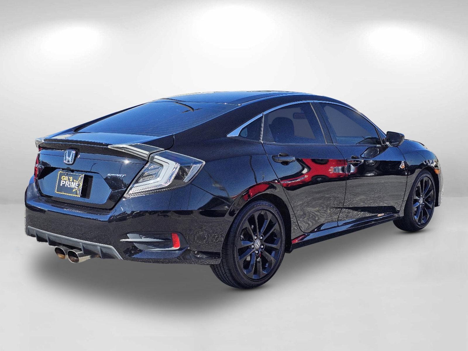 2020 Crystal Black Pearl /Black Honda Civic Sedan Sport (2HGFC2E88LH) with an Regular Unleaded I-4 2.0 L/122 engine, 6-Speed Manual w/OD transmission, located at 804 22nd Ave, Phenix City, AL, 36870, (334) 297-1860, 32.484749, -85.024475 - 2020 Honda Civic Sedan Sport - Photo#4