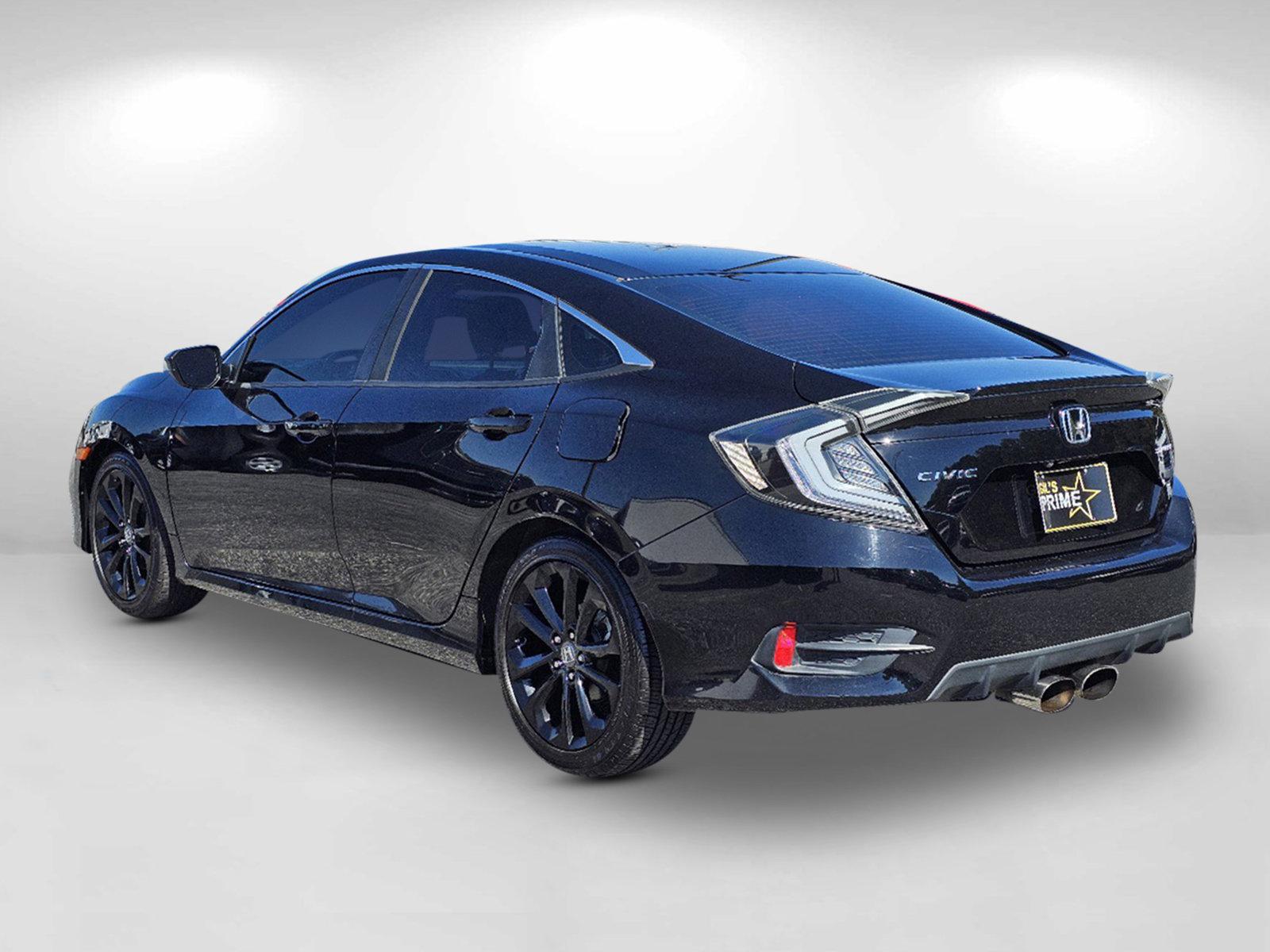 2020 Crystal Black Pearl /Black Honda Civic Sedan Sport (2HGFC2E88LH) with an Regular Unleaded I-4 2.0 L/122 engine, 6-Speed Manual w/OD transmission, located at 804 22nd Ave, Phenix City, AL, 36870, (334) 297-1860, 32.484749, -85.024475 - 2020 Honda Civic Sedan Sport - Photo#6