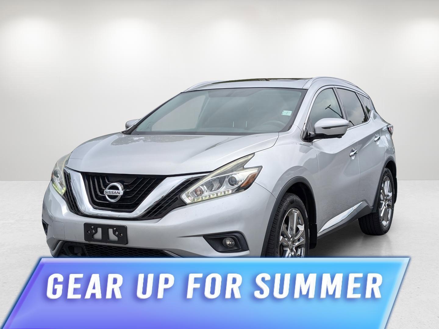 2016 Nissan Murano Platinum (5N1AZ2MH6GN) with an Regular Unleaded V-6 3.5 L/213 engine, 1-Speed CVT w/OD transmission, located at 7000 Northlake Connector, Columbus, GA, 31904, (706) 987-8085, 32.524975, -84.978134 - 2016 Nissan Murano Platinum - Photo#0