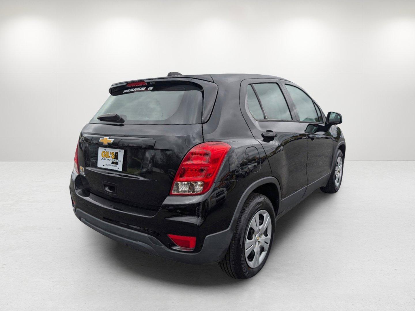 2017 /Jet Black Chevrolet Trax LS (3GNCJKSB3HL) with an Turbocharged Gas 4-Cyl 1.4L/83 engine, 6-Speed Automatic transmission, located at 5115 14th Ave., Columbus, GA, 31904, (706) 323-0345, 32.511494, -84.971046 - 2017 Chevrolet Trax LS - Photo#4