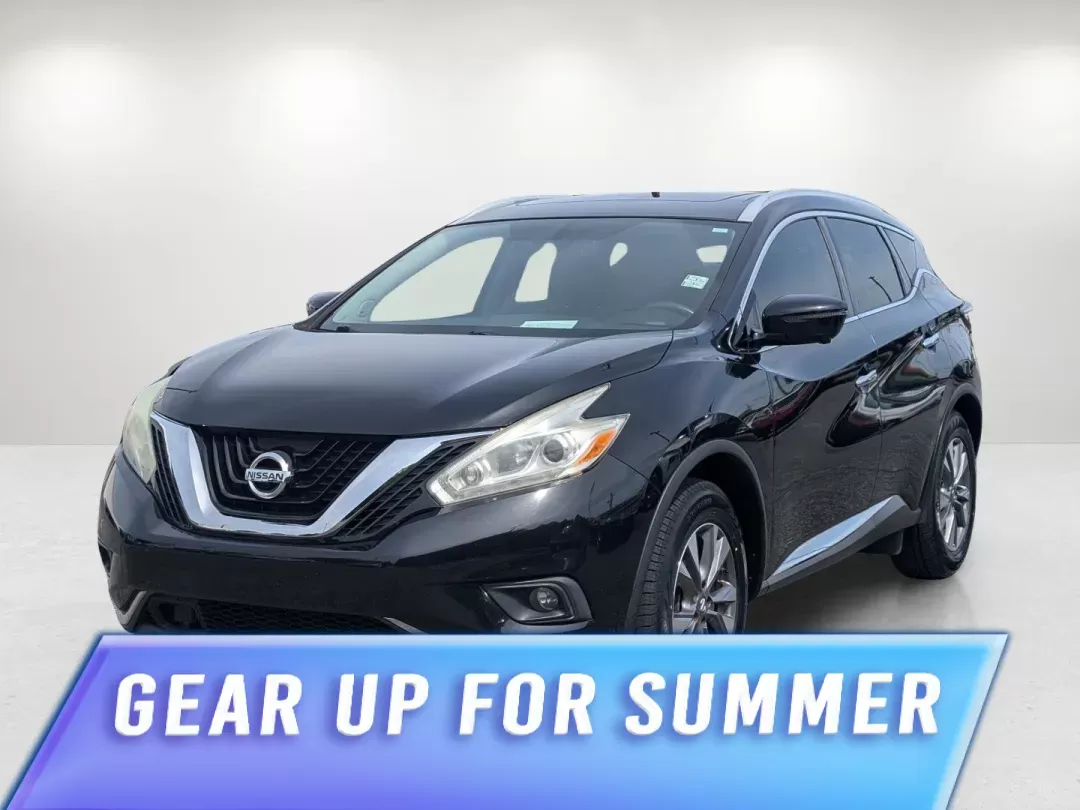 2016 /Black Nissan Murano SL (5N1AZ2MH8GN) with an Regular Unleaded V-6 3.5 L/213 engine, 1-Speed CVT w/OD transmission, located at 7000 Northlake Connector, Columbus, GA, 31904, (706) 987-8085, 32.524975, -84.978134 - 2016 Nissan Murano SL - Photo#0