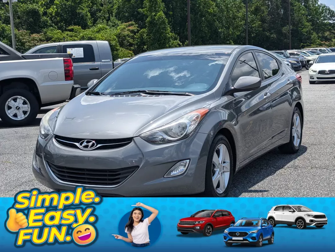 2013 /Gray Hyundai Elantra GLS (5NPDH4AE2DH) with an Gas I4 1.8L/110 engine, 6-Speed Automatic w/Manual Shift transmission, located at 3959 U.S. 80 W, Phenix City, AL, 36870, (334) 297-4885, 32.469296, -85.135185 - 2013 Hyundai Elantra GLS - Photo#0