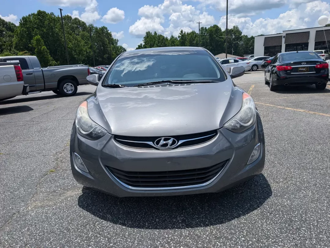 2013 /Gray Hyundai Elantra GLS (5NPDH4AE2DH) with an Gas I4 1.8L/110 engine, 6-Speed Automatic w/Manual Shift transmission, located at 3959 U.S. 80 W, Phenix City, AL, 36870, (334) 297-4885, 32.469296, -85.135185 - 2013 Hyundai Elantra GLS - Photo#1