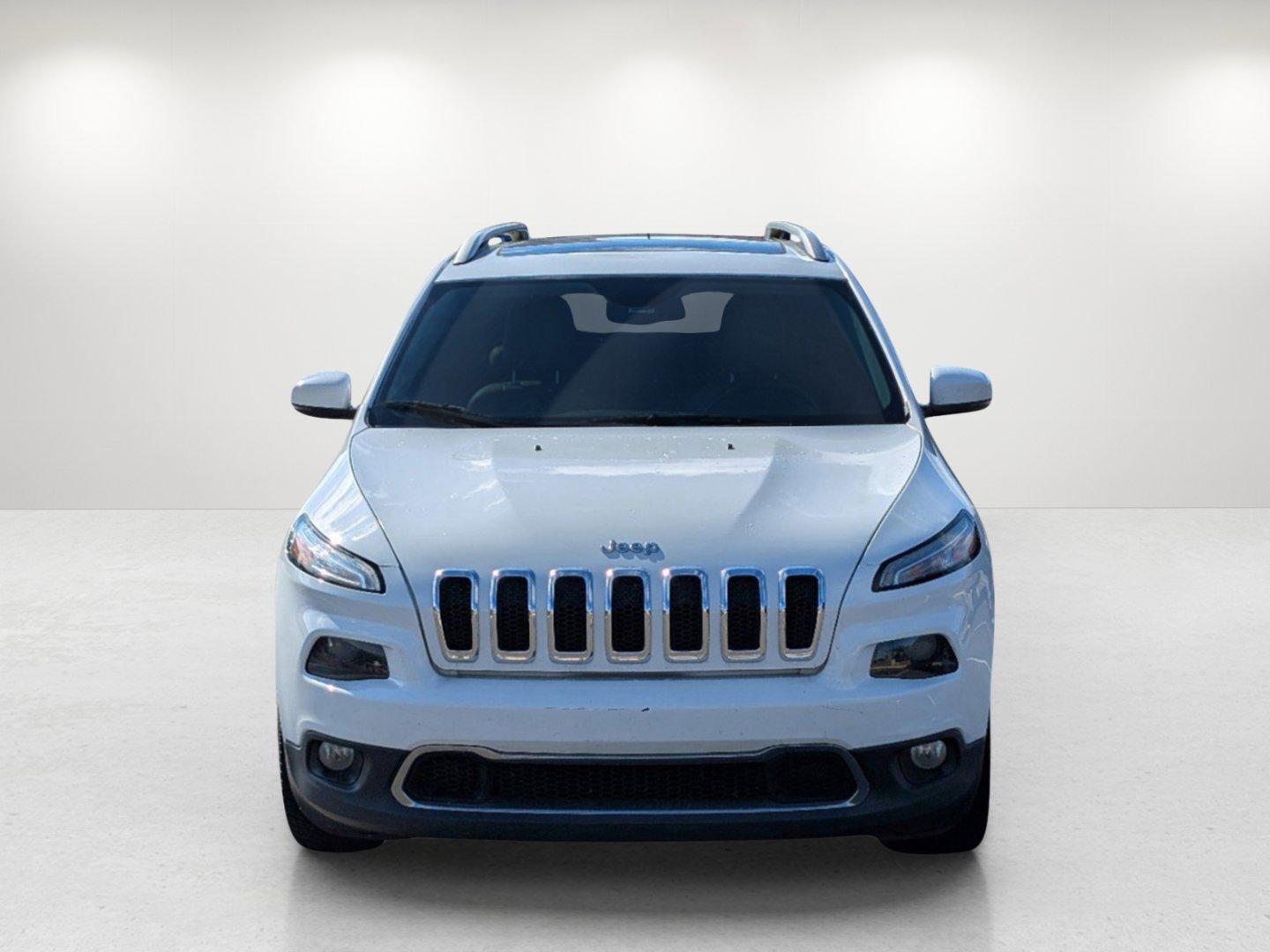 2015 /Lt Frost Beige/Black Jeep Cherokee Limited (1C4PJLDS8FW) with an Regular Unleaded V-6 3.2 L/198 engine, 9-Speed Automatic w/OD transmission, located at 7000 Northlake Connector, Columbus, GA, 31904, (706) 987-8085, 32.524975, -84.978134 - 2015 Jeep Cherokee Limited - Photo#1