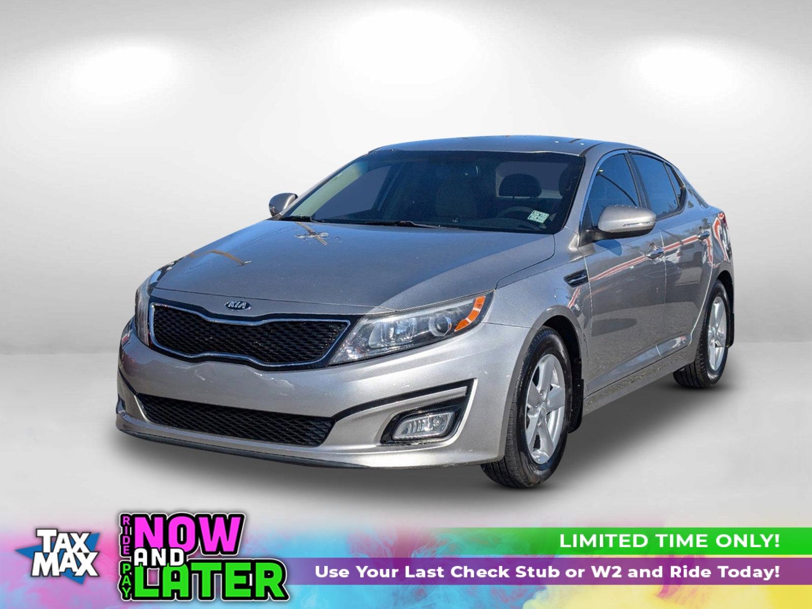 2014 /Beige Kia Optima LX (5XXGM4A76EG) with an Regular Unleaded I-4 2.4 L/144 engine, 6-Speed Automatic w/OD transmission, located at 3959 U.S. 80 W, Phenix City, AL, 36870, (334) 297-4885, 32.469296, -85.135185 - 2014 Kia Optima LX - Photo#0