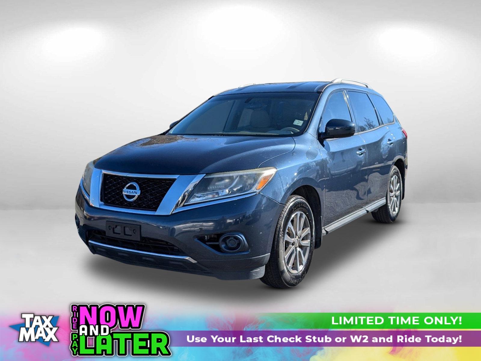 2014 /Almond Nissan Pathfinder SV (5N1AR2MN5EC) with an Regular Unleaded V-6 3.5 L/213 engine, 1-Speed CVT w/OD transmission, located at 7000 Northlake Connector, Columbus, GA, 31904, (706) 987-8085, 32.524975, -84.978134 - 2014 Nissan Pathfinder SV - Photo#0