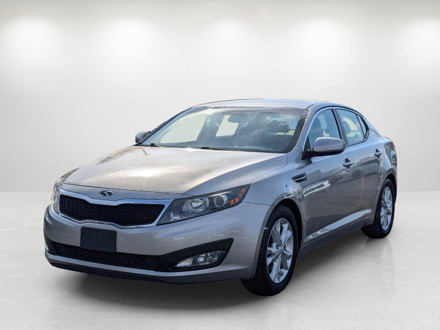 2013 /Beige Kia Optima EX (5XXGN4A7XDG) with an Gas I4 2.4L/144 engine, 6-Speed Automatic w/manual shift transmission, located at 5115 14th Ave., Columbus, GA, 31904, (706) 323-0345, 32.511494, -84.971046 - 2013 Kia Optima EX - Photo#0