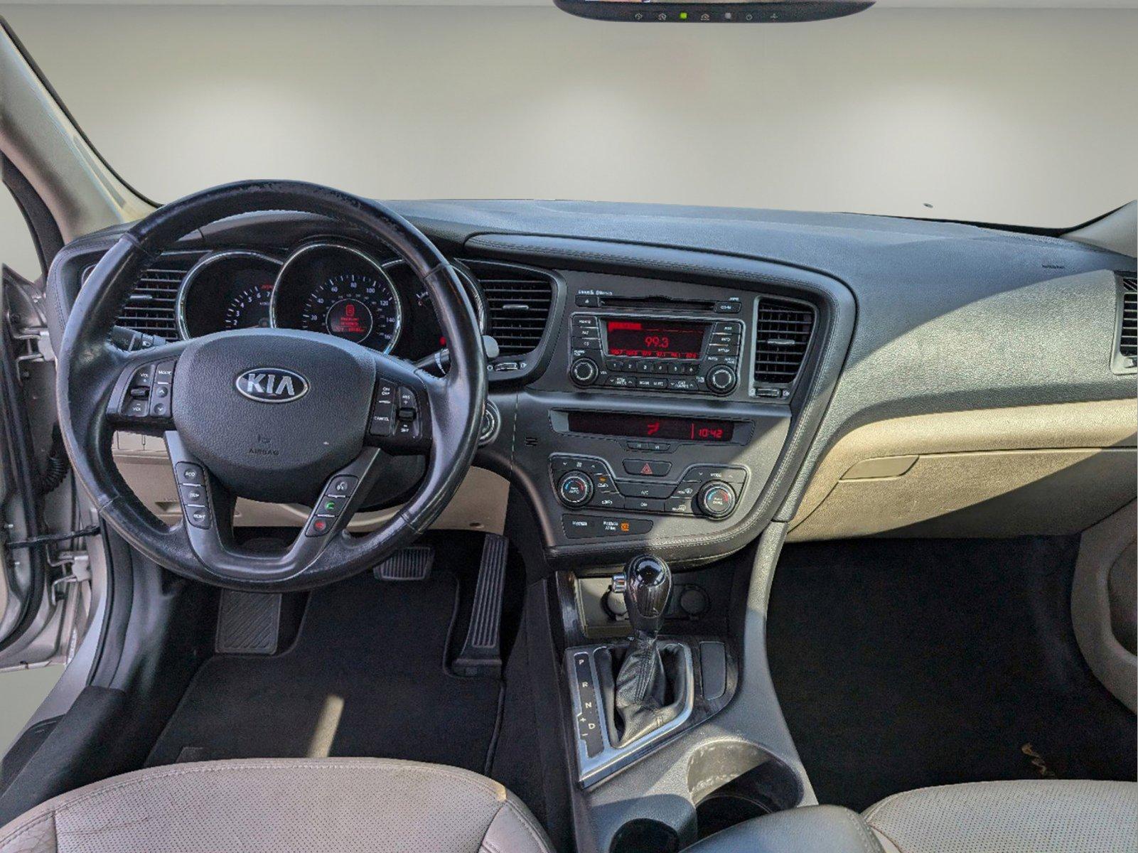 2013 /Beige Kia Optima EX (5XXGN4A7XDG) with an Gas I4 2.4L/144 engine, 6-Speed Automatic w/manual shift transmission, located at 5115 14th Ave., Columbus, GA, 31904, (706) 323-0345, 32.511494, -84.971046 - 2013 Kia Optima EX - Photo#10