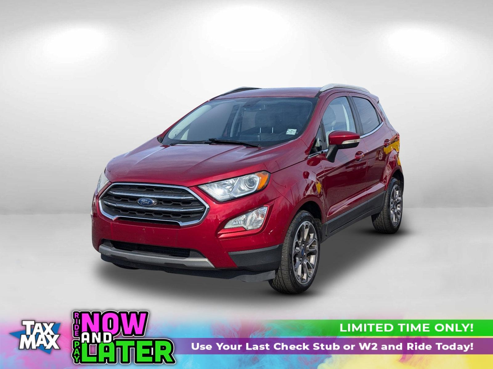 2019 Ford EcoSport Titanium (MAJ3S2KE5KC) with an Intercooled Turbo Regular Unleaded I-3 1.0 L/61 engine, 6-Speed Automatic w/OD transmission, located at 5115 14th Ave., Columbus, GA, 31904, (706) 323-0345, 32.511494, -84.971046 - 2019 Ford EcoSport Titanium - Photo#0