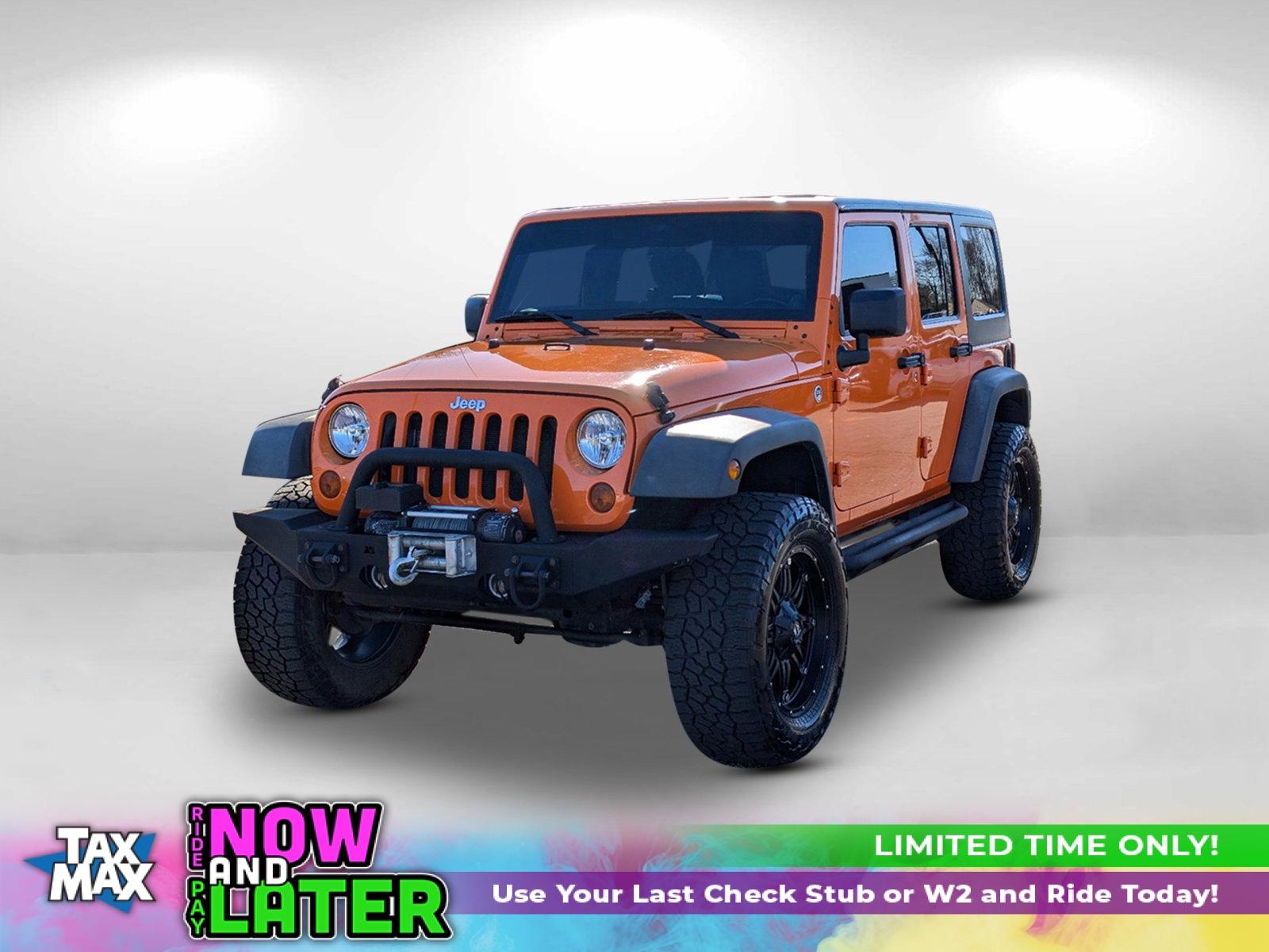 2012 /Black Interior Jeep Wrangler Unlimited Sport (1C4BJWDG0CL) with an Gas V6 3.6L/220 engine, 6-Speed Manual transmission, located at 3959 U.S. 80 W, Phenix City, AL, 36870, (334) 297-4885, 32.469296, -85.135185 - 2012 Jeep Wrangler Unlimited Sport - Photo#0