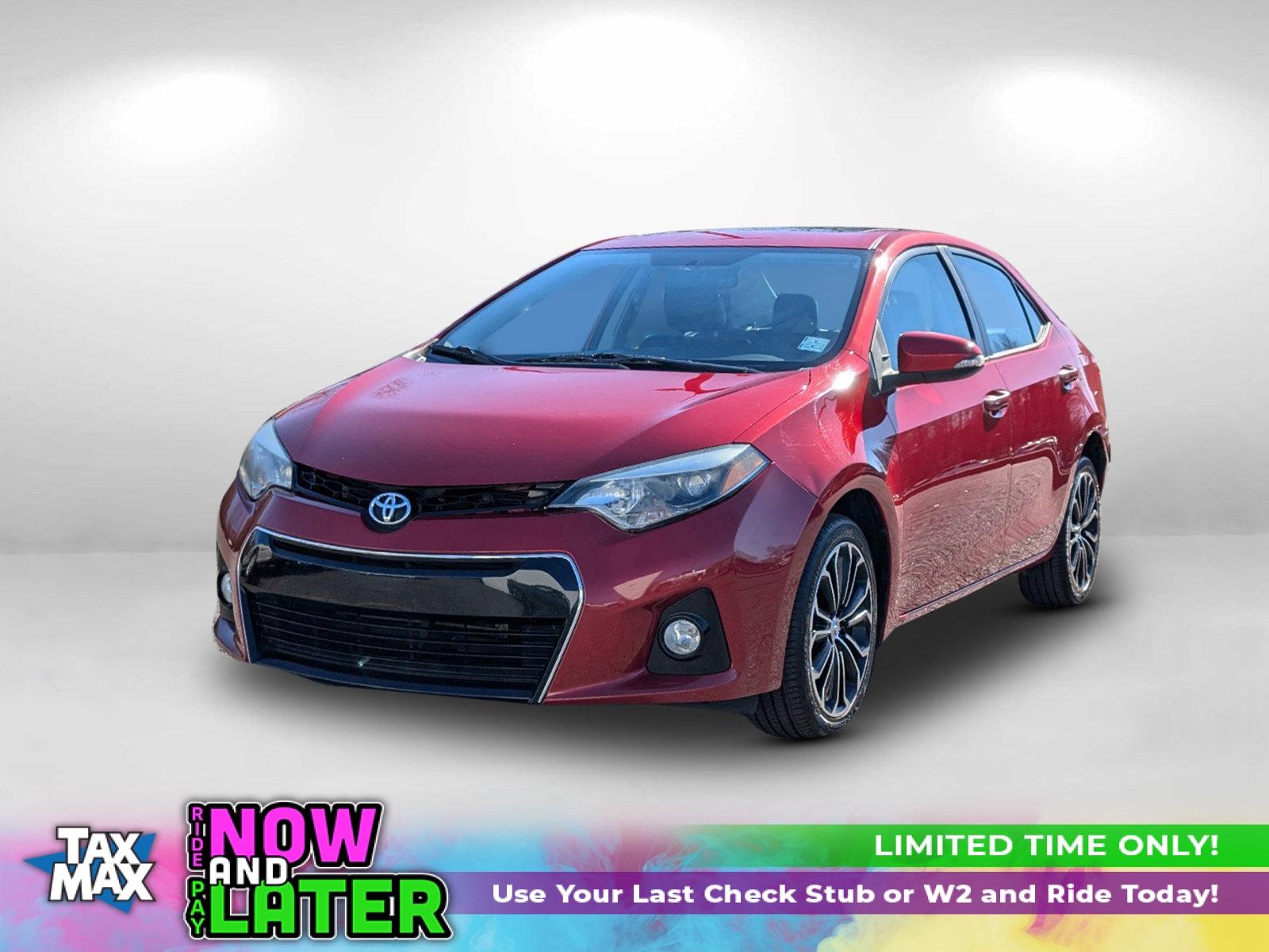 2015 Toyota Corolla S (2T1BURHE7FC) with an Regular Unleaded I-4 1.8 L/110 engine, 1-Speed CVT w/OD transmission, located at 1430 Gateway Drive, Opelika, AL, 36801, (334) 239-0944, 32.637871, -85.409790 - 2015 Toyota Corolla S - Photo#0