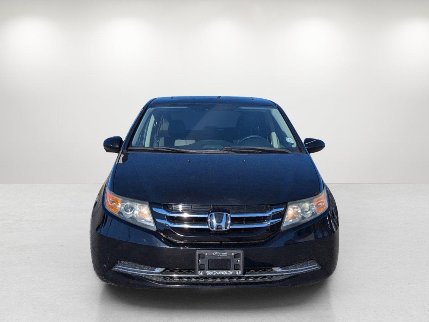 2014 Honda Odyssey EX-L (5FNRL5H69EB) with an Regular Unleaded V-6 3.5 L/212 engine, 6-Speed Automatic w/OD transmission, located at 1430 Gateway Drive, Opelika, AL, 36801, (334) 239-0944, 32.637871, -85.409790 - 2014 Honda Odyssey EX-L - Photo#1