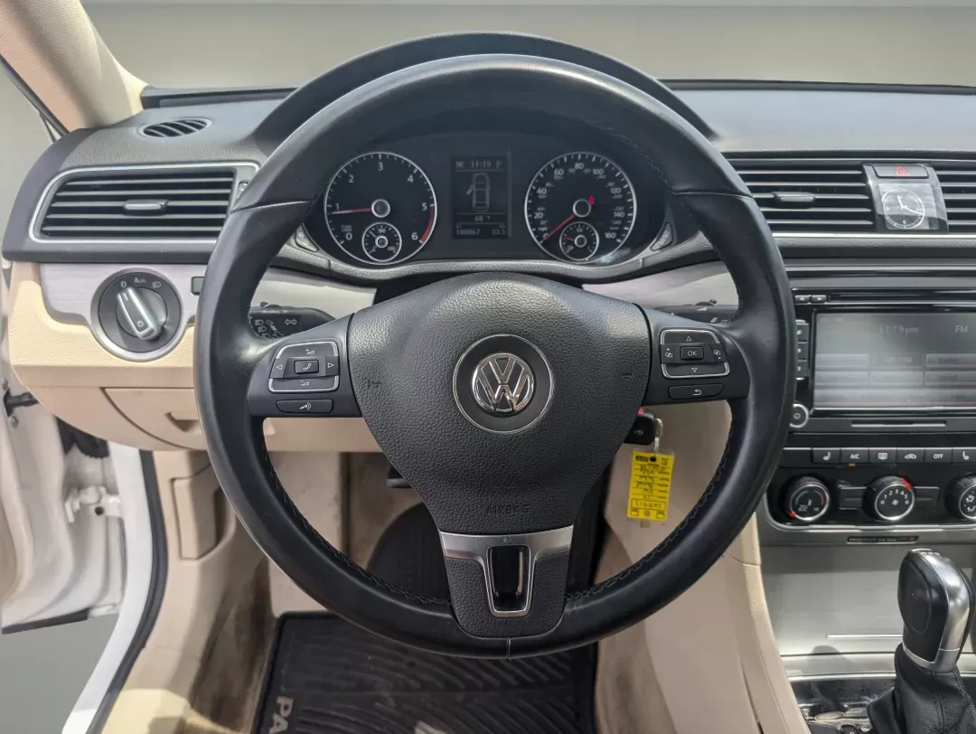 2014 Volkswagen Passat TDI SE w/Sunroof (1VWBN7A35EC) with an Intercooled Turbo Diesel I-4 2.0 L/120 engine, 6-Speed Auto-Shift Manual w/OD transmission, located at 804 22nd Ave, Phenix City, AL, 36870, (334) 297-1860, 32.484749, -85.024475 - 2014 Volkswagen Passat TDI SE w/Sunroof - Photo#15