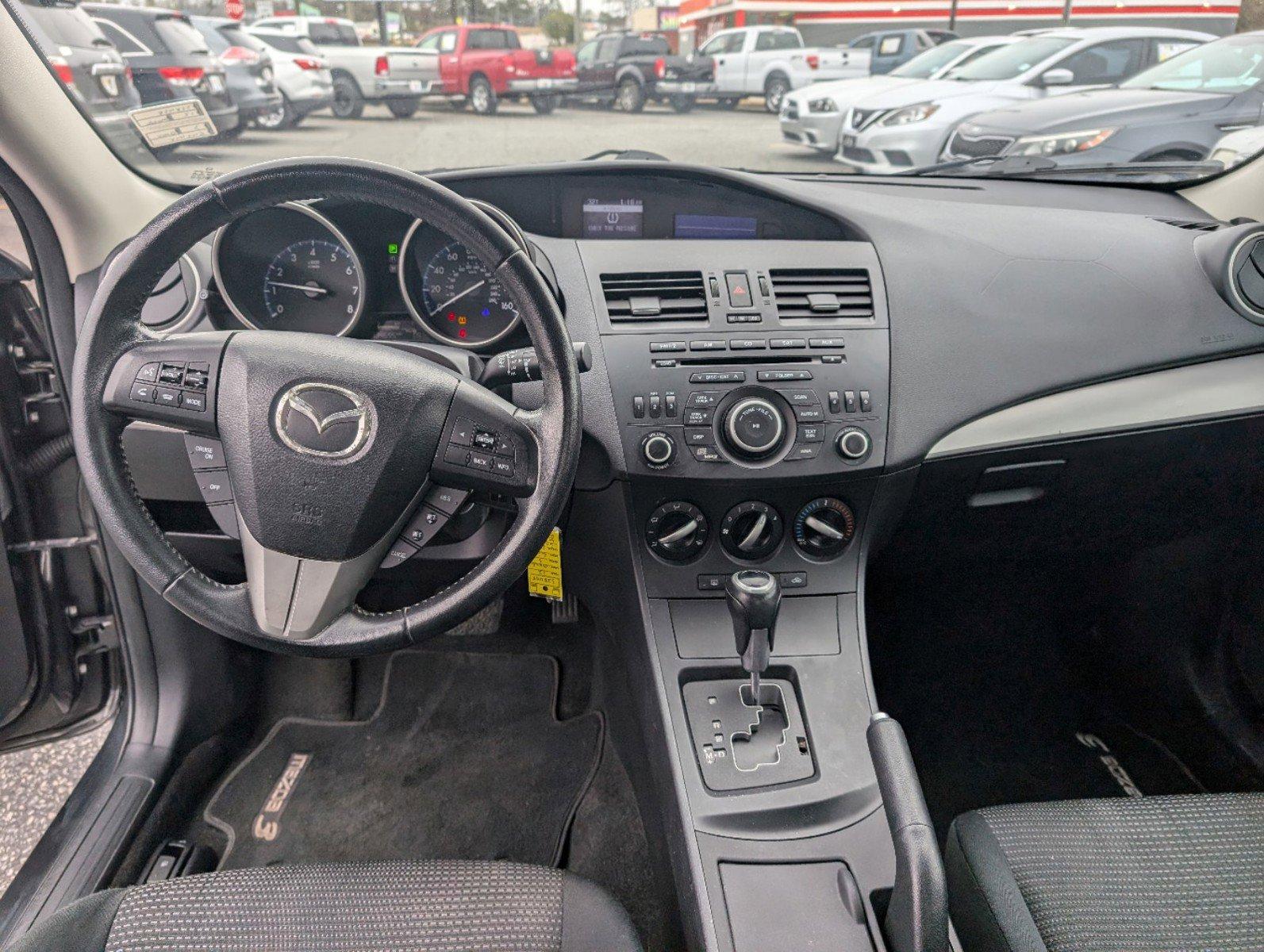 2012 /Black Mazda Mazda3 i Touring (JM1BL1V84C1) with an Gas I4 2.0L/122 engine, 6-Speed Automatic transmission, located at 3959 U.S. 80 W, Phenix City, AL, 36870, (334) 297-4885, 32.469296, -85.135185 - 2012 Mazda Mazda3 i Touring - Photo#11