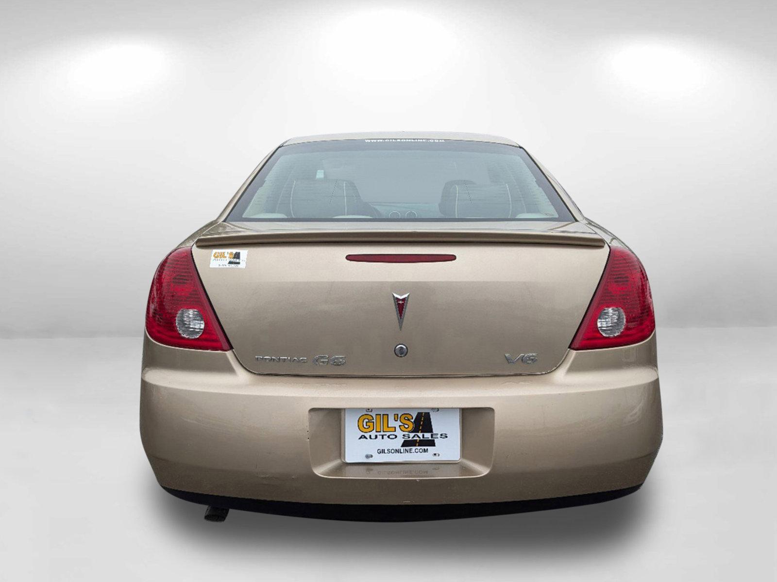 2006 /Light Taupe Pontiac G6 6-Cyl (1G2ZG558264) with an Gas V6 3.5L/213 engine, 4-Speed Automatic w/OD transmission, located at 7000 Northlake Connector, Columbus, GA, 31904, (706) 987-8085, 32.524975, -84.978134 - 2006 Pontiac G6 6-Cyl - Photo#5