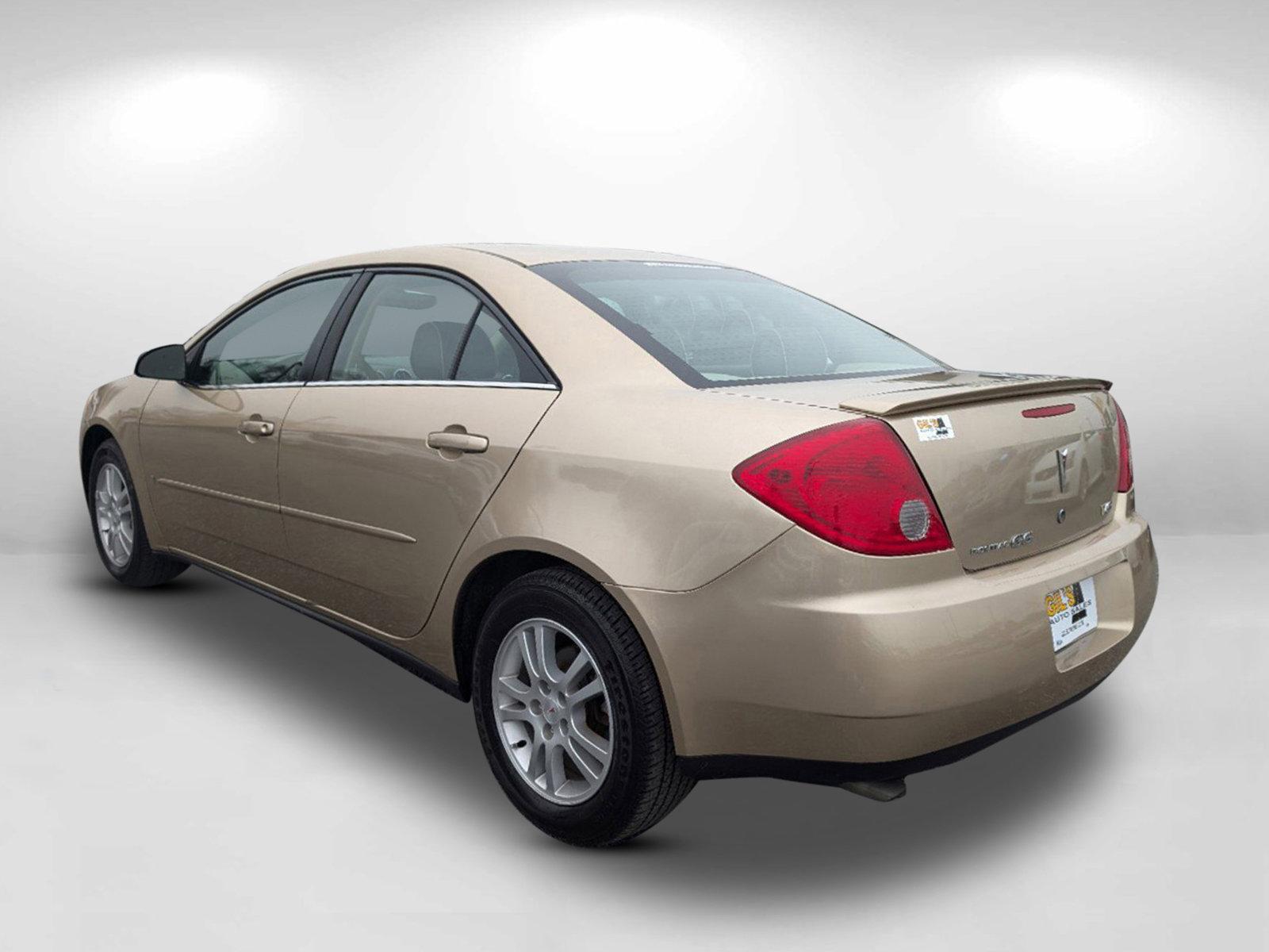 2006 /Light Taupe Pontiac G6 6-Cyl (1G2ZG558264) with an Gas V6 3.5L/213 engine, 4-Speed Automatic w/OD transmission, located at 7000 Northlake Connector, Columbus, GA, 31904, (706) 987-8085, 32.524975, -84.978134 - 2006 Pontiac G6 6-Cyl - Photo#6