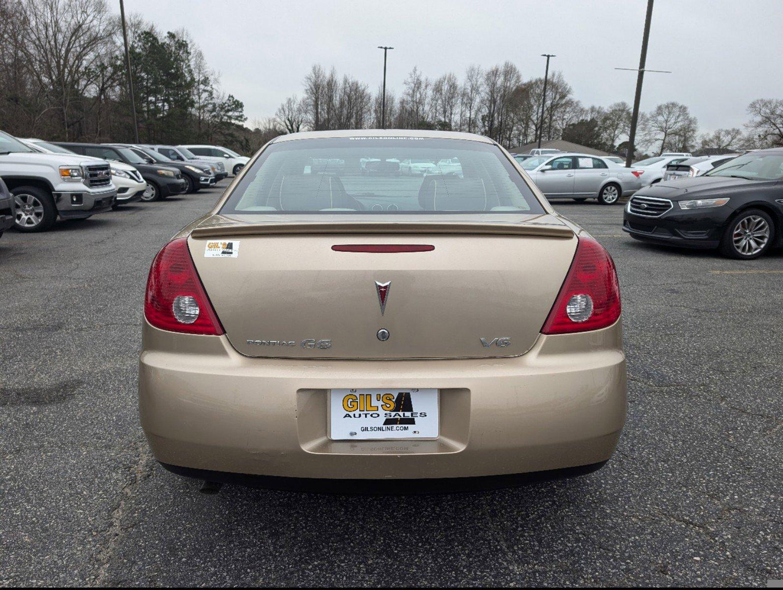 2006 /Light Taupe Pontiac G6 6-Cyl (1G2ZG558264) with an Gas V6 3.5L/213 engine, 4-Speed Automatic w/OD transmission, located at 3959 U.S. 80 W, Phenix City, AL, 36870, (334) 297-4885, 32.469296, -85.135185 - 2006 Pontiac G6 6-Cyl - Photo#5