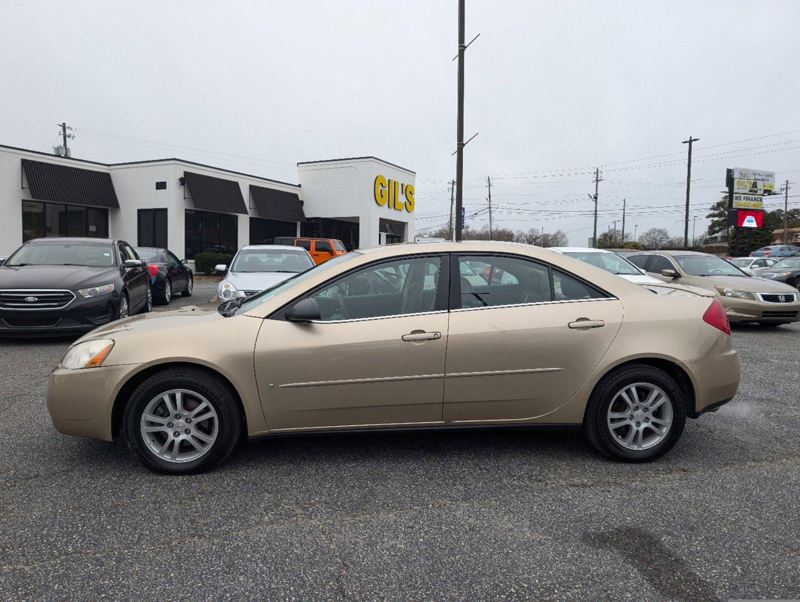 2006 /Light Taupe Pontiac G6 6-Cyl (1G2ZG558264) with an Gas V6 3.5L/213 engine, 4-Speed Automatic w/OD transmission, located at 3959 U.S. 80 W, Phenix City, AL, 36870, (334) 297-4885, 32.469296, -85.135185 - 2006 Pontiac G6 6-Cyl - Photo#7