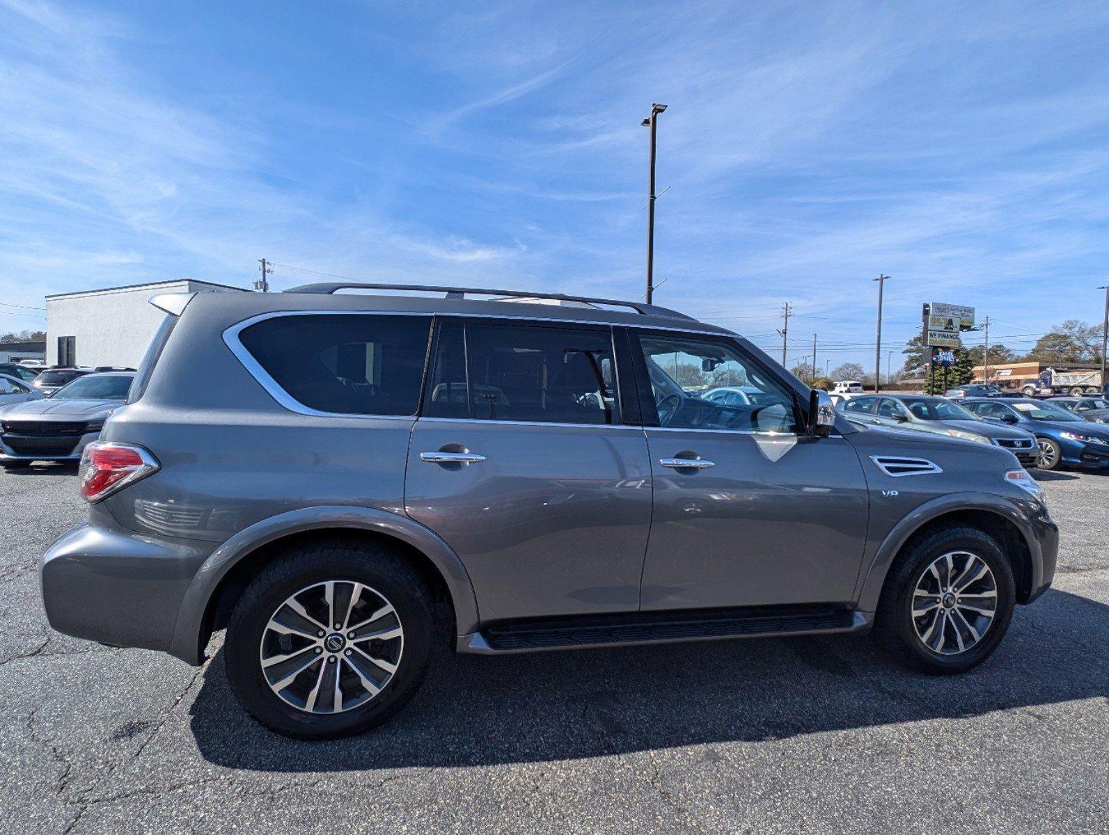 2020 /Black Nissan Armada SL (JN8AY2ND2LX) with an Regular Unleaded V-8 5.6 L/339 engine, 7-Speed Automatic w/OD transmission, located at 3959 U.S. 80 W, Phenix City, AL, 36870, (334) 297-4885, 32.469296, -85.135185 - 2020 Nissan Armada SL - Photo#3