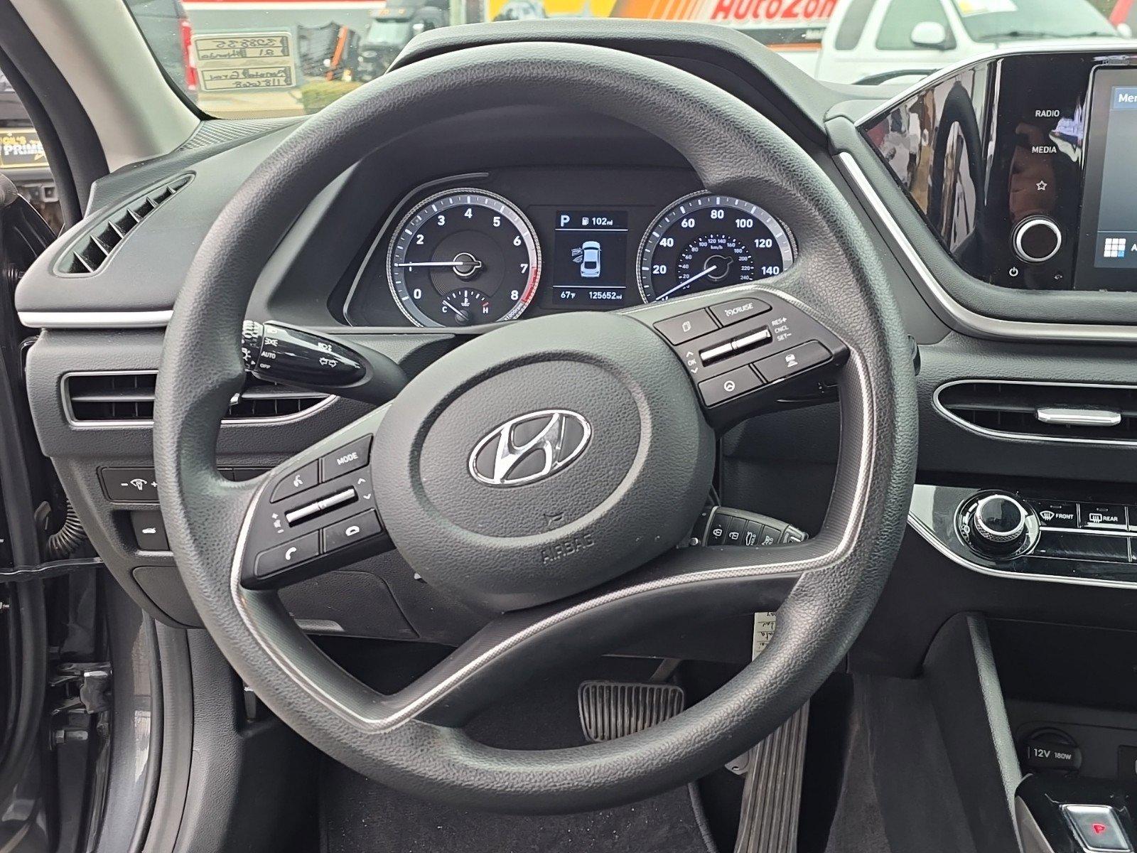 2021 /Black Hyundai Sonata SE (5NPEG4JA9MH) with an Regular Unleaded I-4 2.5 L/152 engine, 8-Speed Automatic w/OD transmission, located at 1430 Gateway Drive, Opelika, AL, 36801, (334) 239-0944, 32.637871, -85.409790 - 2021 Hyundai Sonata SE - Photo#13