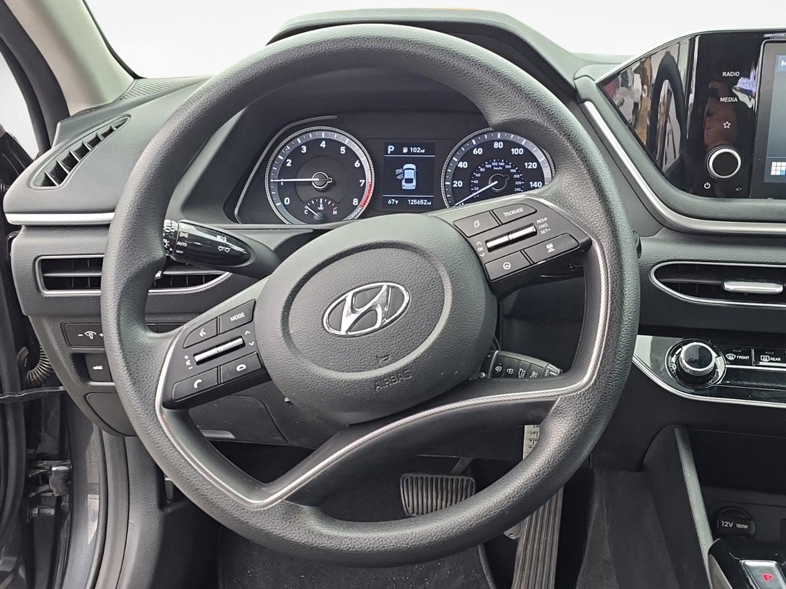 2021 /Black Hyundai Sonata SE (5NPEG4JA9MH) with an Regular Unleaded I-4 2.5 L/152 engine, 8-Speed Automatic w/OD transmission, located at 1430 Gateway Drive, Opelika, AL, 36801, (334) 239-0944, 32.637871, -85.409790 - 2021 Hyundai Sonata SE - Photo#28