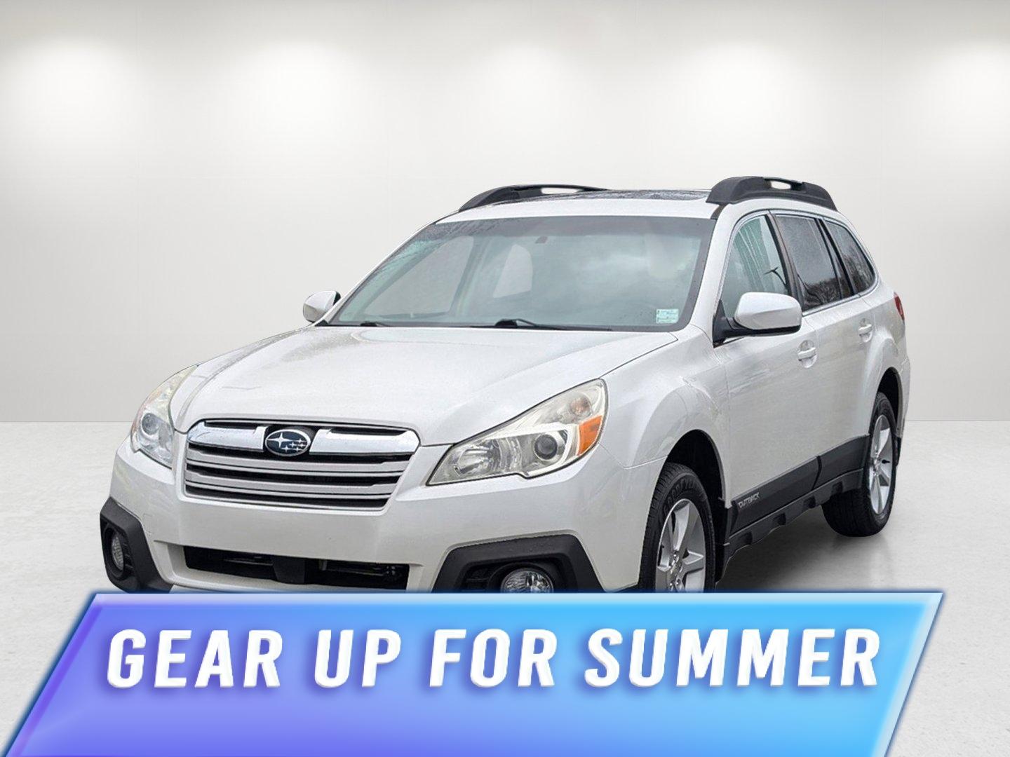 2014 /Warm Ivory Subaru Outback 2.5i Limited (4S4BRCLC8E3) with an Regular Unleaded H-4 2.5 L/152 engine, 6-Speed CVT w/OD transmission, located at 5115 14th Ave., Columbus, GA, 31904, (706) 323-0345, 32.511494, -84.971046 - 2014 Subaru Outback 2.5i Limited - Photo#0