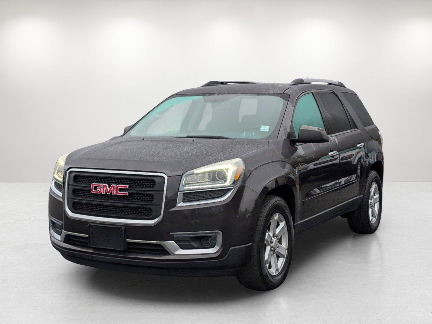 2015 /Ebony GMC Acadia SLE (1GKKRPKD3FJ) with an Gas V6 3.6L/220 engine, 6-Speed Automatic transmission, located at 804 22nd Ave, Phenix City, AL, 36870, (334) 297-1860, 32.484749, -85.024475 - 2015 GMC Acadia SLE - Photo#0