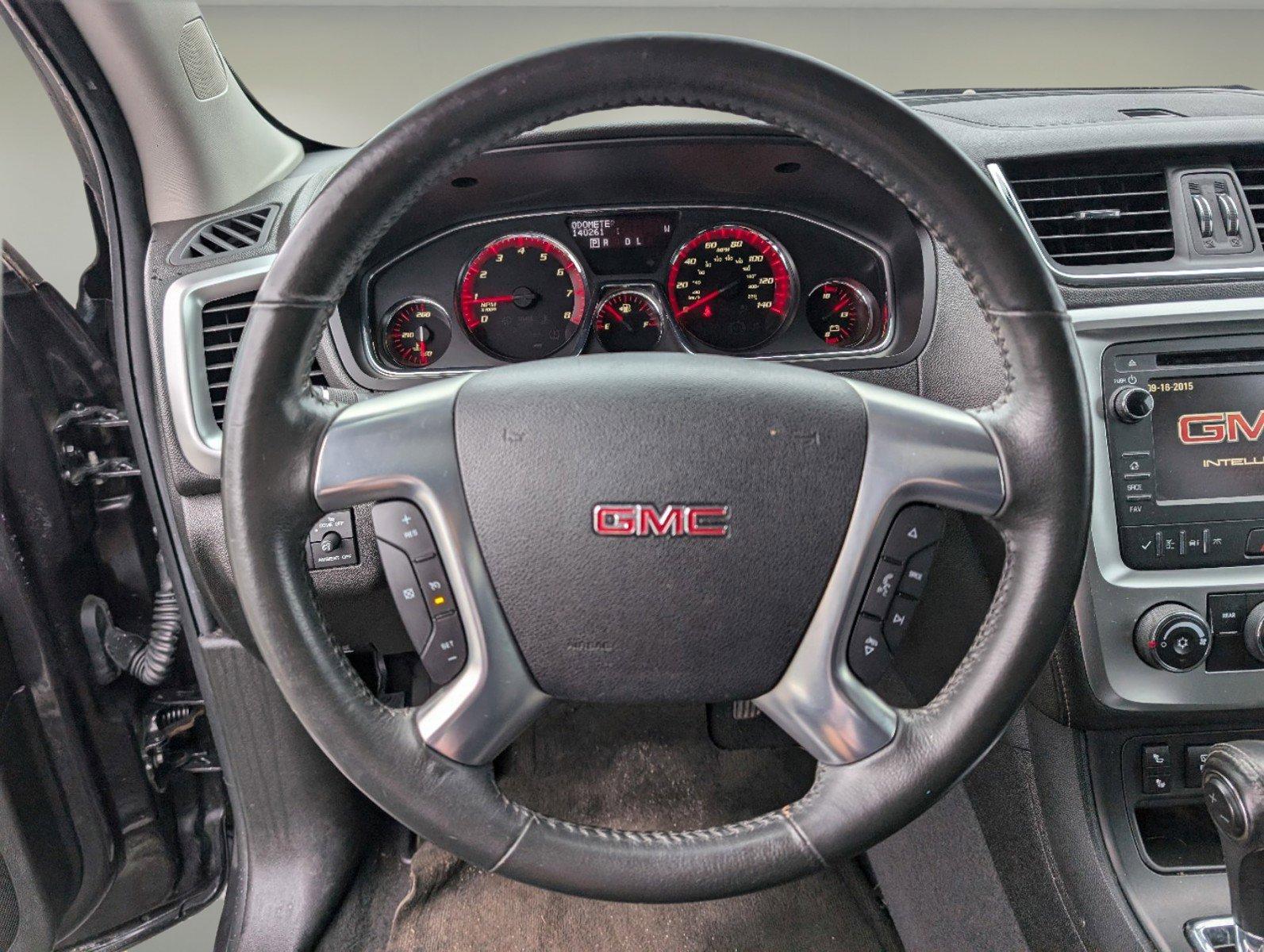 2015 /Ebony GMC Acadia SLE (1GKKRPKD3FJ) with an Gas V6 3.6L/220 engine, 6-Speed Automatic transmission, located at 804 22nd Ave, Phenix City, AL, 36870, (334) 297-1860, 32.484749, -85.024475 - 2015 GMC Acadia SLE - Photo#15