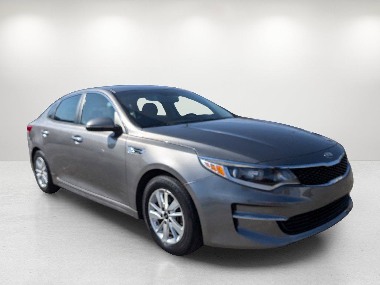 2018 /Black Kia Optima LX (5XXGT4L36JG) with an Regular Unleaded I-4 2.4 L/144 engine, 6-Speed Automatic w/OD transmission, located at 1430 Gateway Drive, Opelika, AL, 36801, (334) 239-0944, 32.637871, -85.409790 - 2018 Kia Optima LX - Photo#2