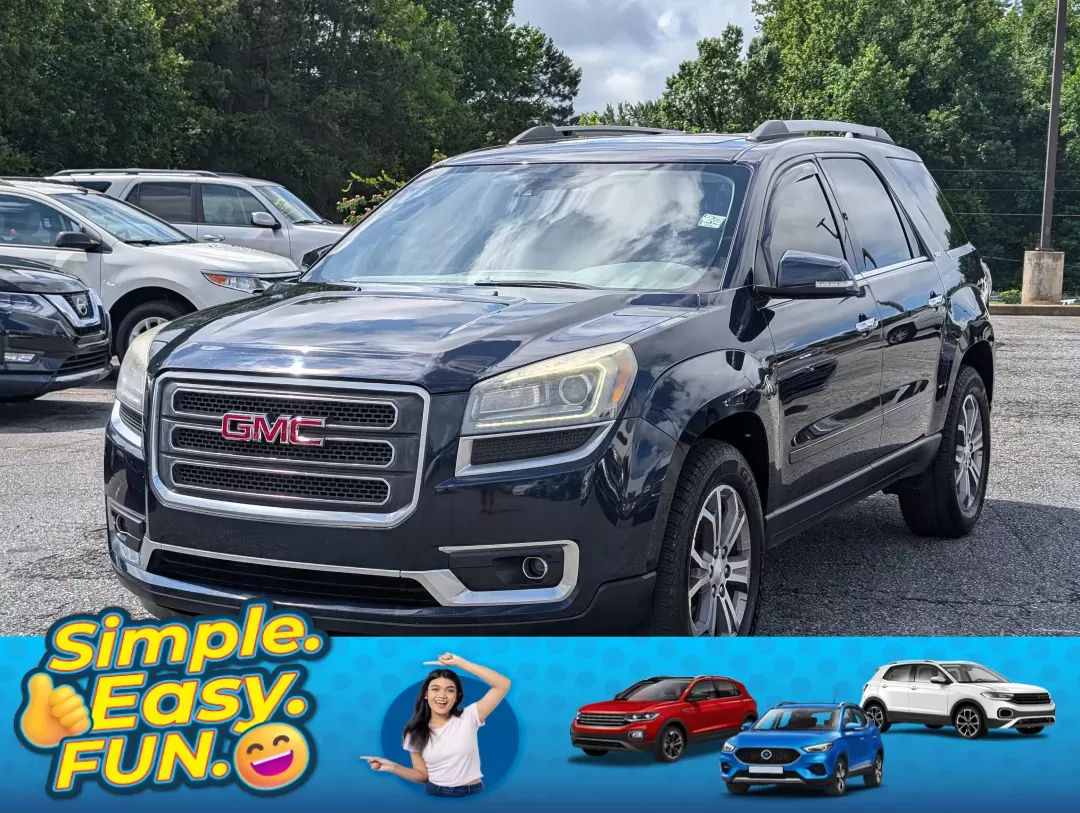 2015 /Light Titanium GMC Acadia SLT (1GKKRRKD0FJ) with an Gas V6 3.6L/220 engine, 6-Speed Automatic transmission, located at 3959 U.S. 80 W, Phenix City, AL, 36870, (334) 297-4885, 32.469296, -85.135185 - 2015 GMC Acadia SLT - Photo#0