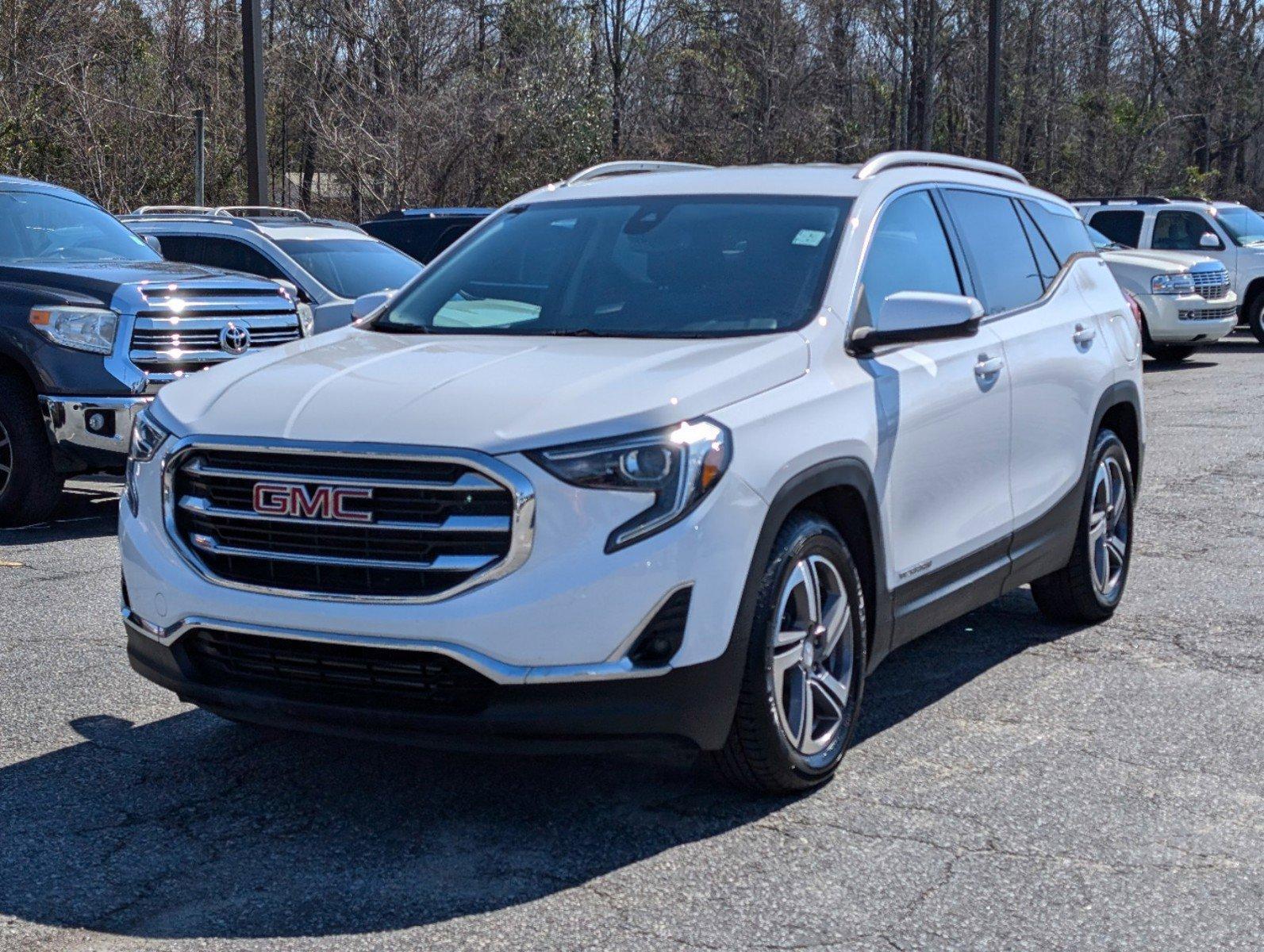 2020 /Jet Black GMC Terrain SLT (3GKALPEVXLL) with an Turbocharged Gas/E15 I4 1.5L/92 engine, 9-Speed Automatic transmission, located at 3959 U.S. 80 W, Phenix City, AL, 36870, (334) 297-4885, 32.469296, -85.135185 - 2020 GMC Terrain SLT - Photo#0