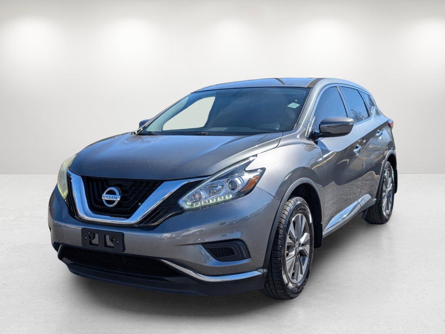 2016 /Black Nissan Murano S (5N1AZ2MG6GN) with an Regular Unleaded V-6 3.5 L/213 engine, 1-Speed CVT w/OD transmission, located at 3959 U.S. 80 W, Phenix City, AL, 36870, (334) 297-4885, 32.469296, -85.135185 - 2016 Nissan Murano S - Photo#0