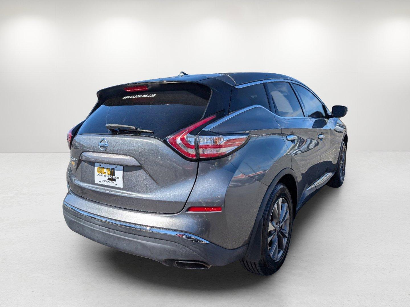 2016 /Black Nissan Murano S (5N1AZ2MG6GN) with an Regular Unleaded V-6 3.5 L/213 engine, 1-Speed CVT w/OD transmission, located at 3959 U.S. 80 W, Phenix City, AL, 36870, (334) 297-4885, 32.469296, -85.135185 - 2016 Nissan Murano S - Photo#4