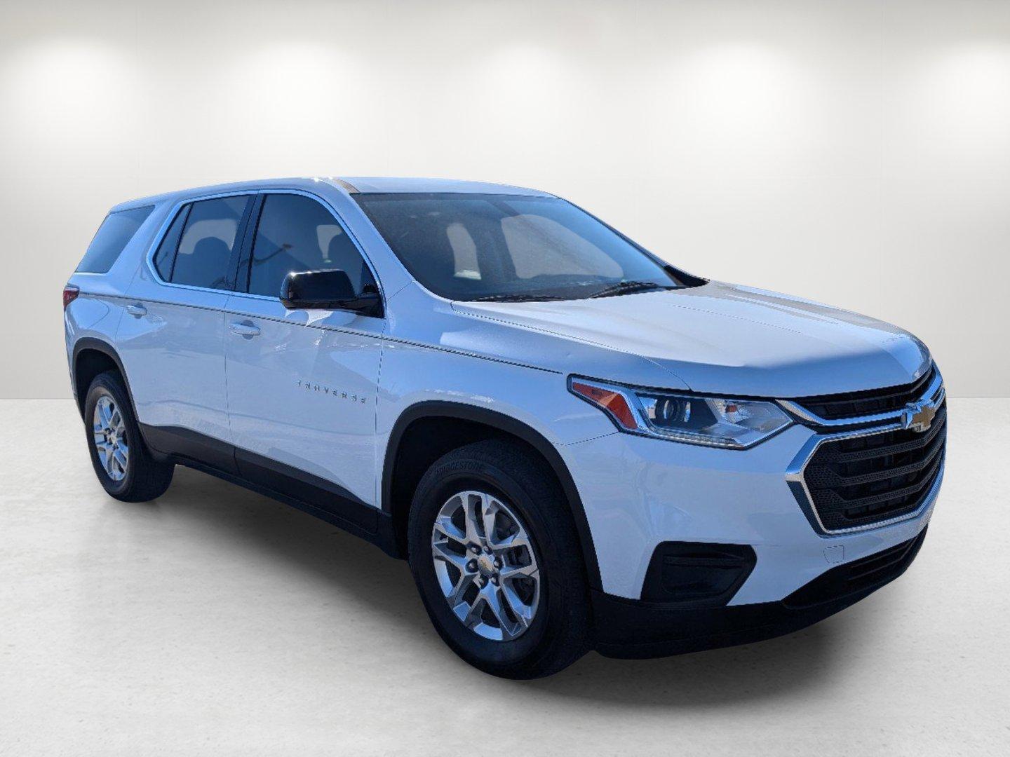 2020 /Jet Black Chevrolet Traverse LS (1GNERFKWXLJ) with an Gas V6 3.6L/217 engine, 9-Speed Automatic transmission, located at 804 22nd Ave, Phenix City, AL, 36870, (334) 297-1860, 32.484749, -85.024475 - 2020 Chevrolet Traverse LS - Photo#2