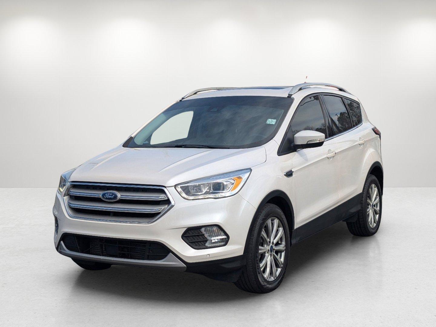 2018 Ford Escape Titanium (1FMCU0J9XJU) with an Intercooled Turbo Premium Unleaded I-4 2.0 L/121 engine, 6-Speed Automatic w/OD transmission, located at 3959 U.S. 80 W, Phenix City, AL, 36870, (334) 297-4885, 32.469296, -85.135185 - 2018 Ford Escape Titanium - Photo#0