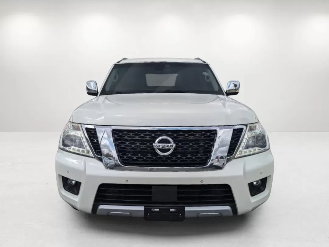 2017 /Almond Nissan Armada Platinum (JN8AY2NC3H9) with an Regular Unleaded V-8 5.6 L/339 engine, 7-Speed Automatic w/OD transmission, located at 7000 Northlake Connector, Columbus, GA, 31904, (706) 987-8085, 32.524975, -84.978134 - 2017 Nissan Armada Platinum - Photo#2