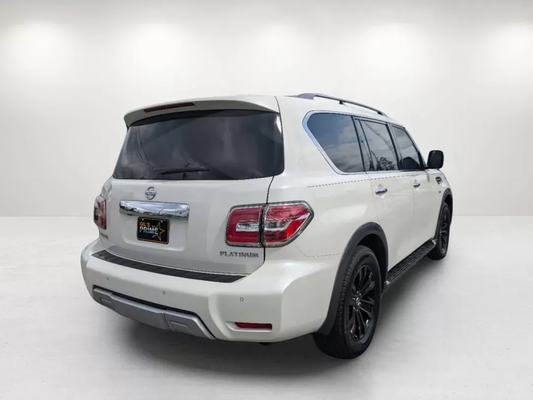 2017 /Almond Nissan Armada Platinum (JN8AY2NC3H9) with an Regular Unleaded V-8 5.6 L/339 engine, 7-Speed Automatic w/OD transmission, located at 7000 Northlake Connector, Columbus, GA, 31904, (706) 987-8085, 32.524975, -84.978134 - 2017 Nissan Armada Platinum - Photo#5