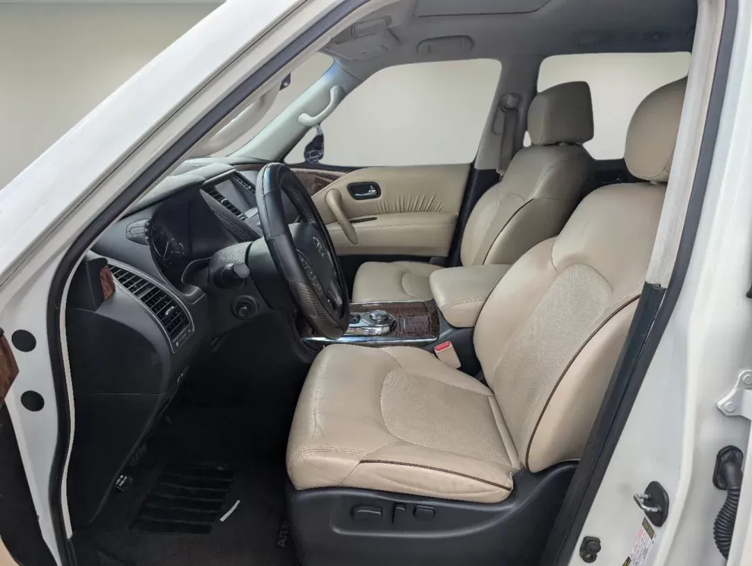 2017 /Almond Nissan Armada Platinum (JN8AY2NC3H9) with an Regular Unleaded V-8 5.6 L/339 engine, 7-Speed Automatic w/OD transmission, located at 7000 Northlake Connector, Columbus, GA, 31904, (706) 987-8085, 32.524975, -84.978134 - 2017 Nissan Armada Platinum - Photo#10