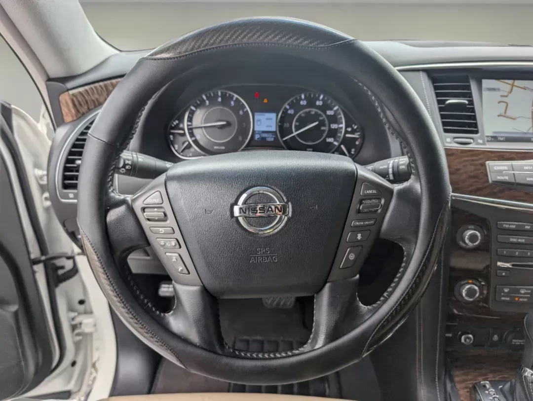 2017 /Almond Nissan Armada Platinum (JN8AY2NC3H9) with an Regular Unleaded V-8 5.6 L/339 engine, 7-Speed Automatic w/OD transmission, located at 7000 Northlake Connector, Columbus, GA, 31904, (706) 987-8085, 32.524975, -84.978134 - 2017 Nissan Armada Platinum - Photo#18