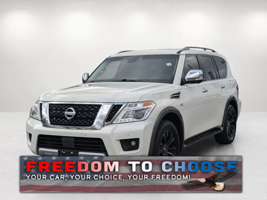 2017 /Almond Nissan Armada Platinum (JN8AY2NC3H9) with an Regular Unleaded V-8 5.6 L/339 engine, 7-Speed Automatic w/OD transmission, located at 7000 Northlake Connector, Columbus, GA, 31904, (706) 987-8085, 32.524975, -84.978134 - **Adventure Awaits with the 2017 Nissan Armada - Perfect for Family Getaways!**<br /> <br /> Looking for a spacious and reliable SUV that fits seamlessly into your family's lifestyle? The 2017 Nissan Armada Platinum is the ultimate vehicle choice for families and weekend adventurers alike. Whether y - Photo#0