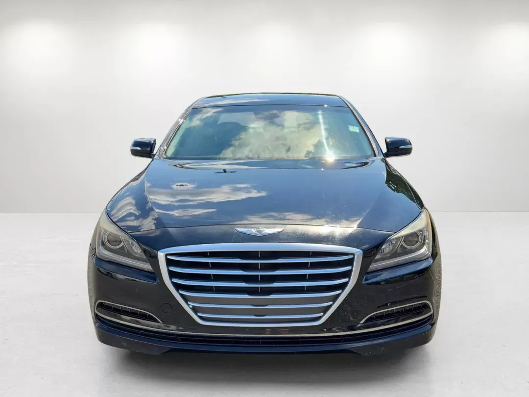 2015 /Black Hyundai Genesis 3.8L (KMHGN4JEXFU) with an Other engine, located at 3959 U.S. 80 W, Phenix City, AL, 36870, (334) 297-4885, 32.469296, -85.135185 - **Elevate Your Daily Drive with the 2015 Hyundai Genesis at Gils Auto!**<br /> <br /> Are you ready to transform your daily commute into a luxurious experience? Look no further than the stunning 2015 Hyundai Genesis, available now at Gils Auto Phenix City. This sleek sedan, with its striking black - Photo#1