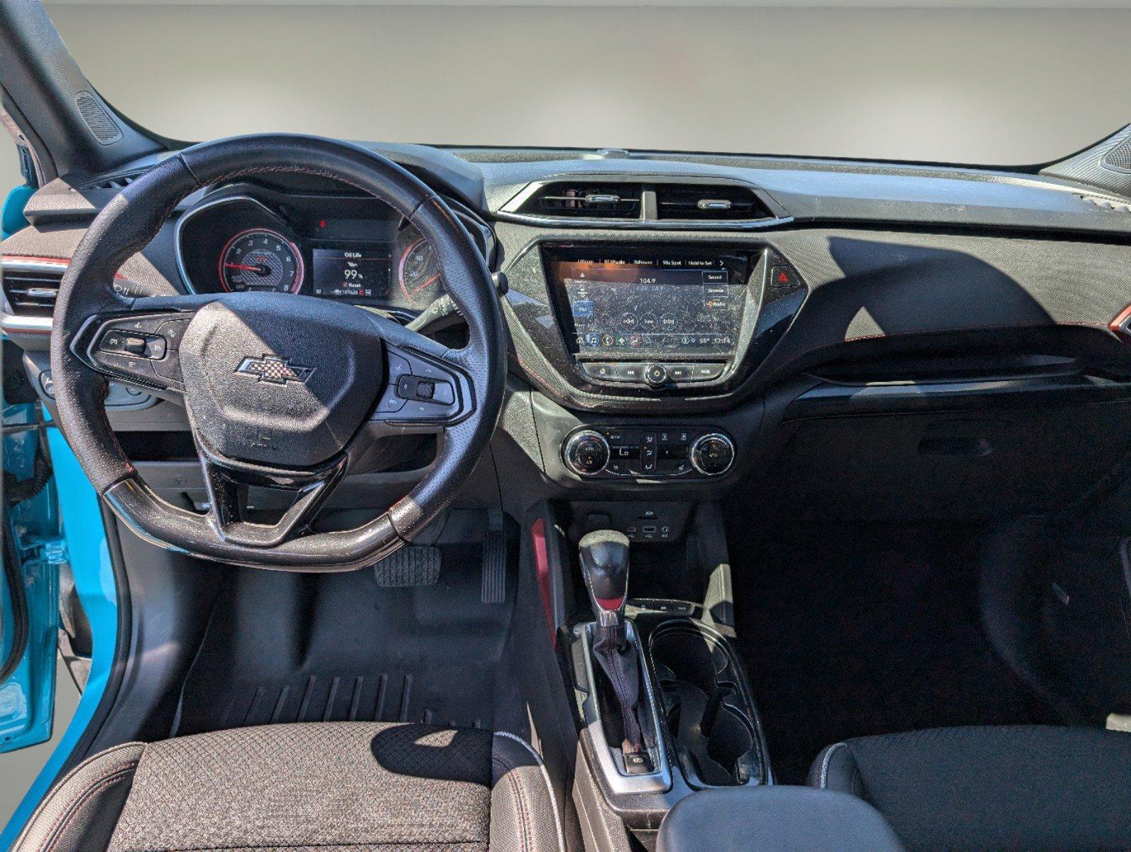 2021 /Jet Black with Red accents Chevrolet Trailblazer RS (KL79MUSL5MB) with an Gas I3 1.3L/ engine, 9-Speed Automatic transmission, located at 521 Old Farm Lane Rd, Prattville, AL, 36066, (334) 325-1505, 32.482460, -86.416367 - 2021 Chevrolet Trailblazer RS - Photo#11