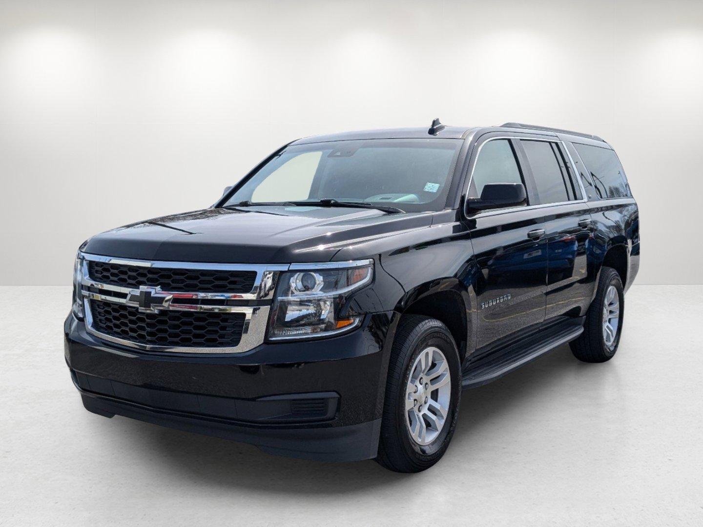 2020 /Jet Black/Dark Ash Chevrolet Suburban LT (1GNSCHKC7LR) with an Gas/Ethanol V8 5.3L/ engine, 6-Speed Automatic transmission, located at 3959 U.S. 80 W, Phenix City, AL, 36870, (334) 297-4885, 32.469296, -85.135185 - 2020 Chevrolet Suburban LT - Photo#0