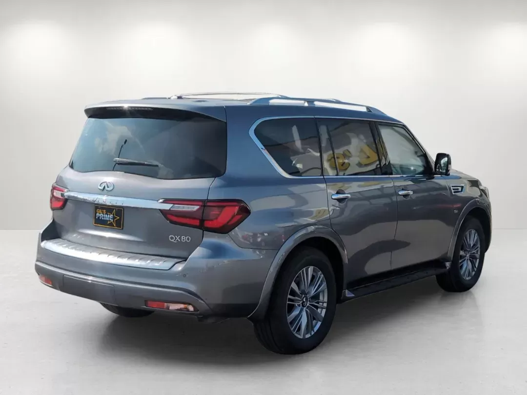 2019 /Black Infiniti QX80 LUXE (JN8AZ2NF9K9) with an Premium Unleaded V-8 5.6 L/339 engine, 7-Speed Automatic w/OD transmission, located at 1430 Gateway Drive, Opelika, AL, 36801, (334) 239-0944, 32.637871, -85.409790 - 2019 Infiniti QX80 LUXE - Photo#6