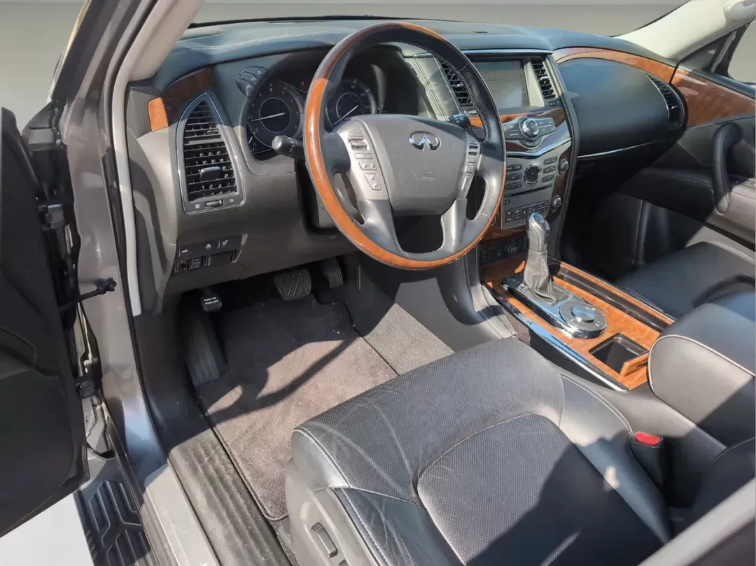 2019 /Black Infiniti QX80 LUXE (JN8AZ2NF9K9) with an Premium Unleaded V-8 5.6 L/339 engine, 7-Speed Automatic w/OD transmission, located at 1430 Gateway Drive, Opelika, AL, 36801, (334) 239-0944, 32.637871, -85.409790 - 2019 Infiniti QX80 LUXE - Photo#11