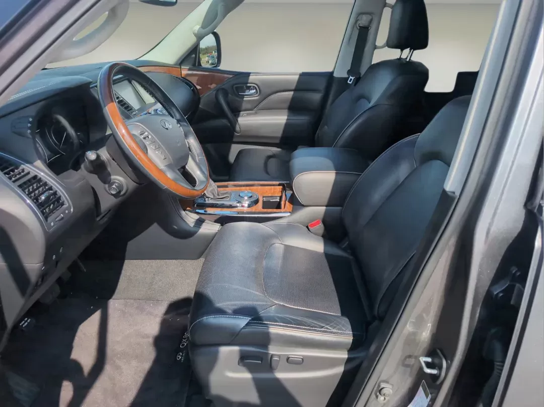 2019 /Black Infiniti QX80 LUXE (JN8AZ2NF9K9) with an Premium Unleaded V-8 5.6 L/339 engine, 7-Speed Automatic w/OD transmission, located at 1430 Gateway Drive, Opelika, AL, 36801, (334) 239-0944, 32.637871, -85.409790 - 2019 Infiniti QX80 LUXE - Photo#12