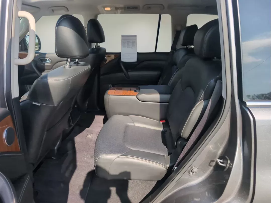 2019 /Black Infiniti QX80 LUXE (JN8AZ2NF9K9) with an Premium Unleaded V-8 5.6 L/339 engine, 7-Speed Automatic w/OD transmission, located at 1430 Gateway Drive, Opelika, AL, 36801, (334) 239-0944, 32.637871, -85.409790 - 2019 Infiniti QX80 LUXE - Photo#13
